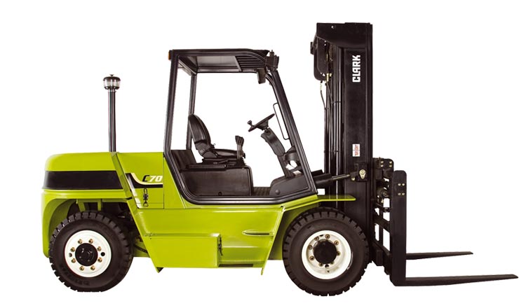 克拉克6-8噸平衡重內燃叉車_3